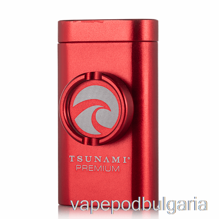 Vape 10000 Дръпки Tsunami Dugout и Grinder Red